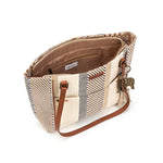 Sakroots Metro Tote - Straw - Tobacco Batik World Woven