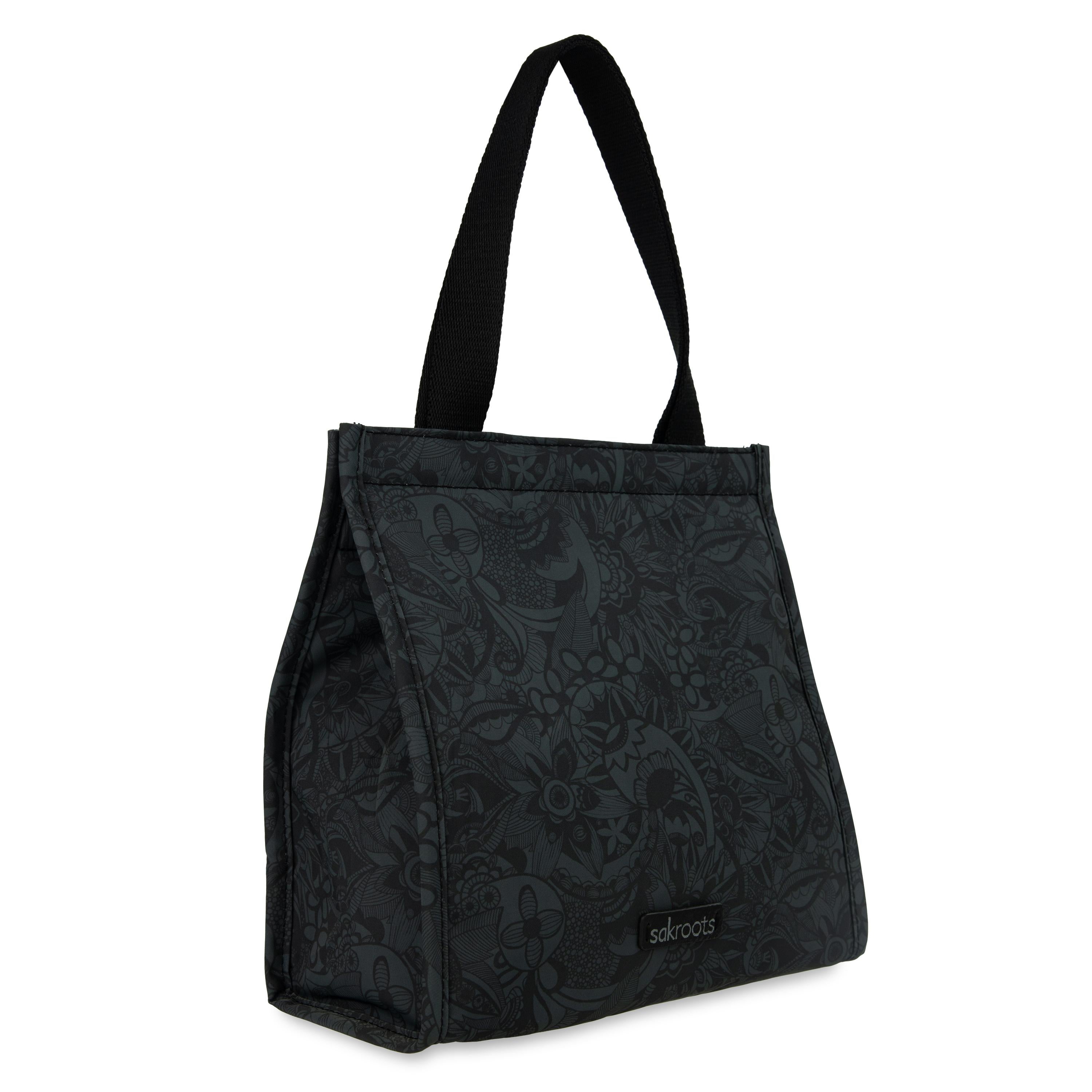 Sakroots On The Go Lunch Bag - EcoTwill - Black Spirit Desert