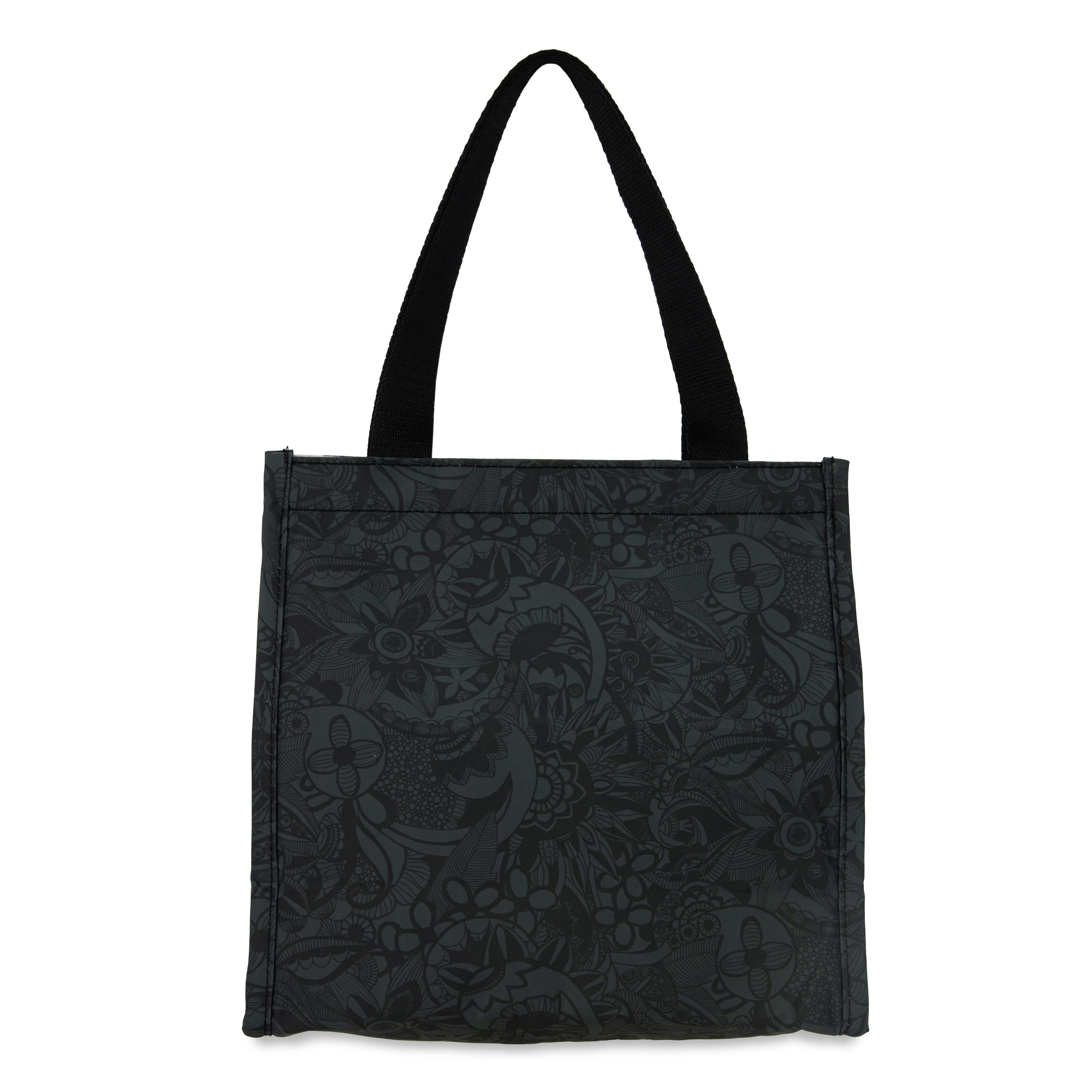 Sakroots On The Go Lunch Bag - EcoTwill - Black Spirit Desert