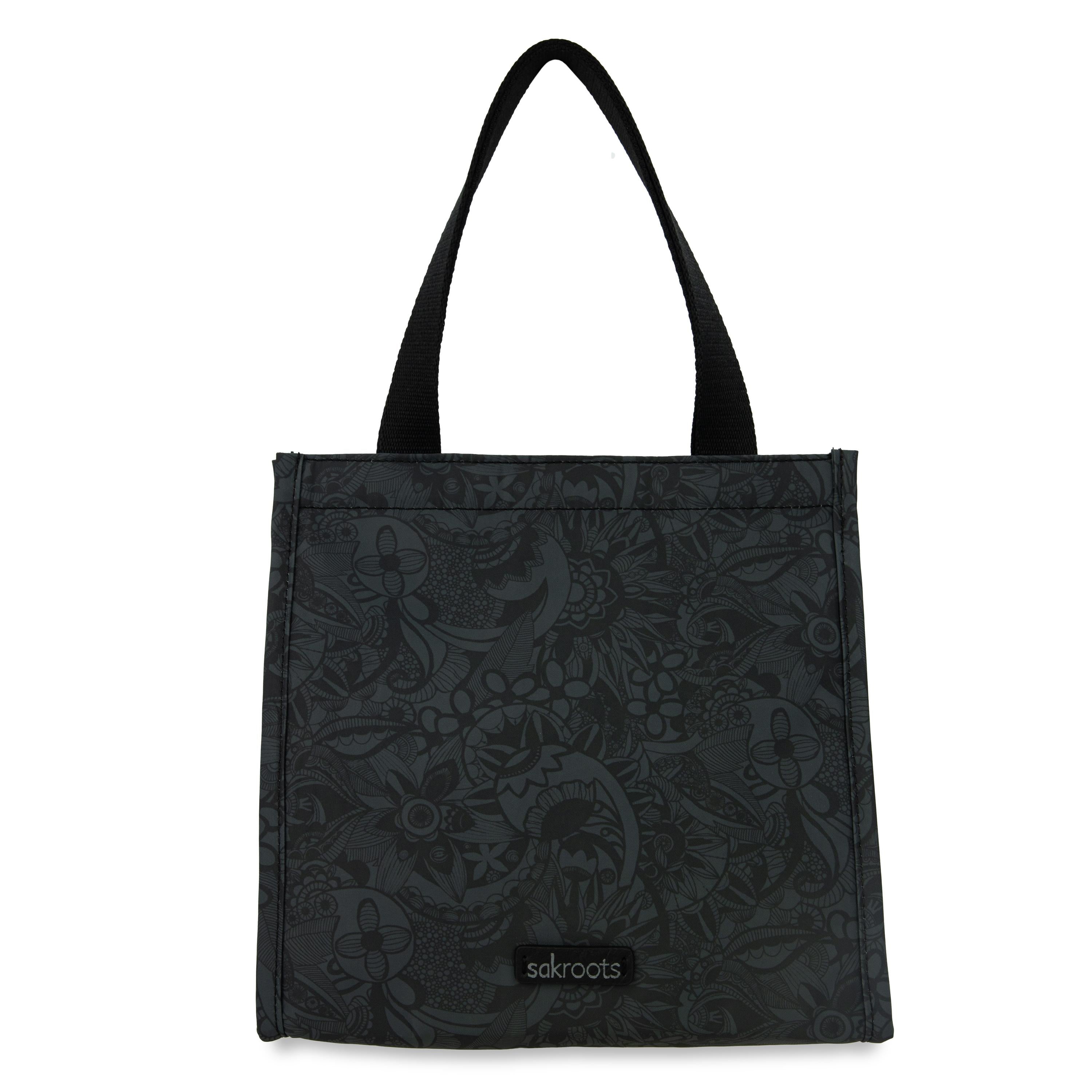 Sakroots On The Go Lunch Bag - EcoTwill - Black Spirit Desert
