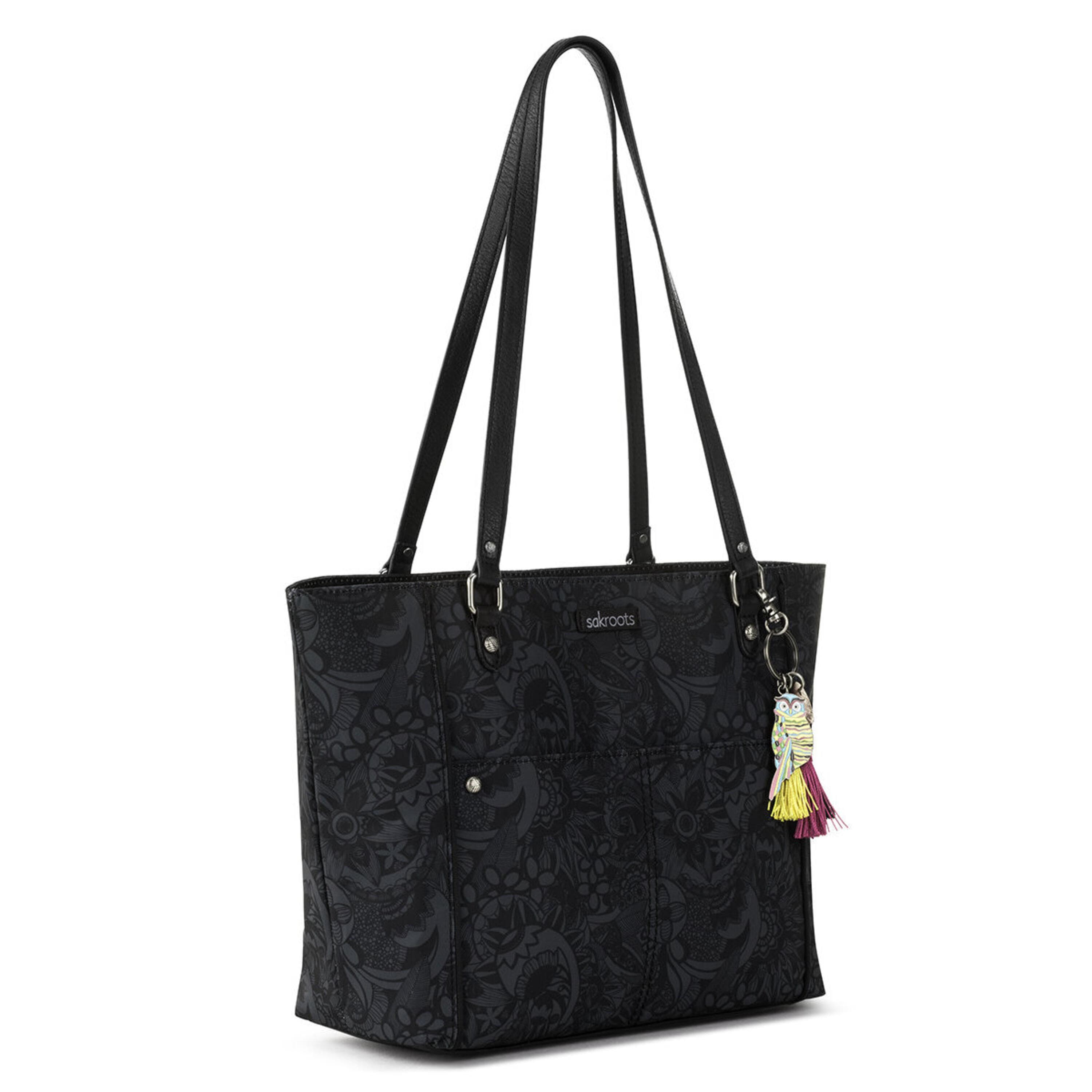 Sakroots Metro Tote - EcoTwill - Black Spirit Desert