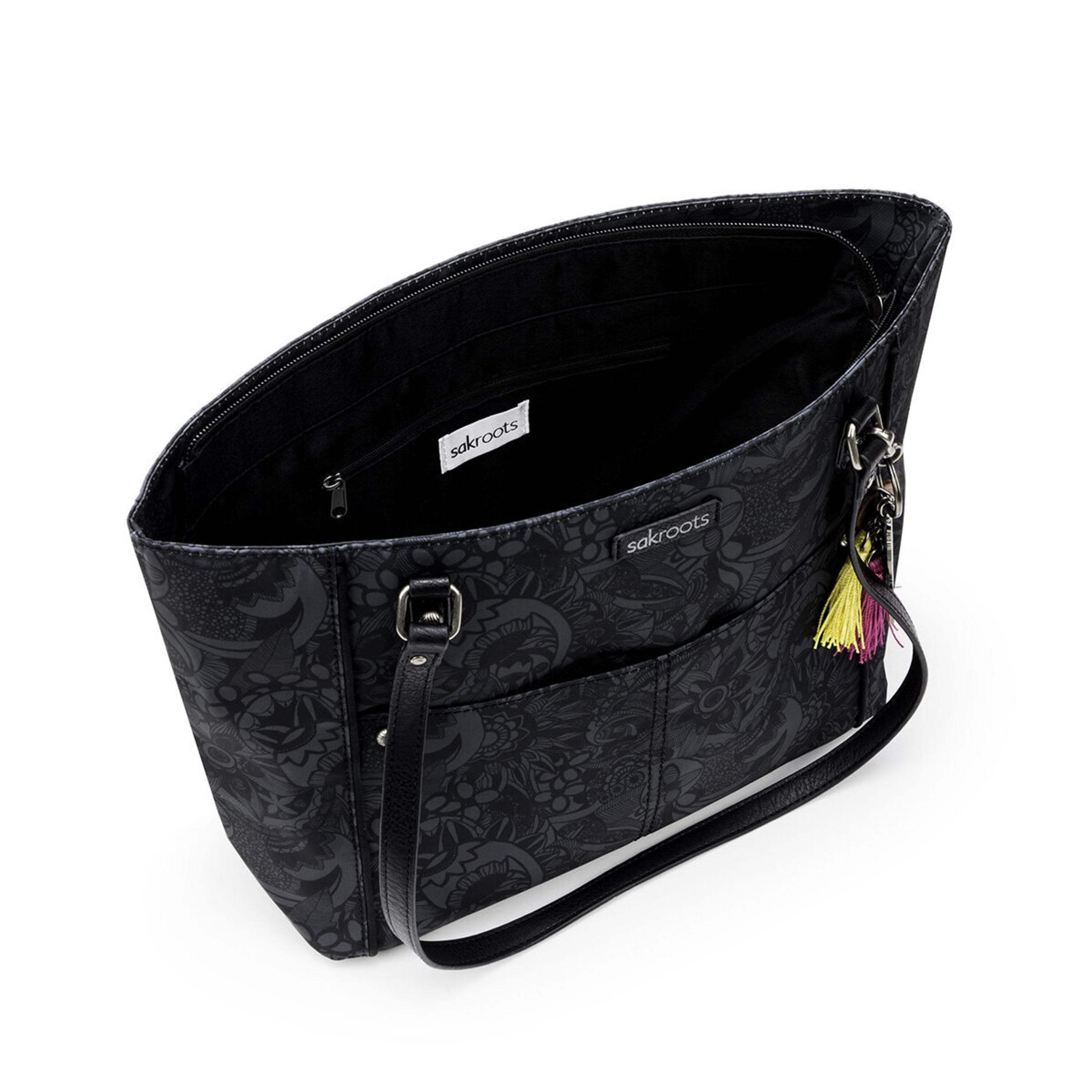 Sakroots Metro Tote - EcoTwill - Black Spirit Desert