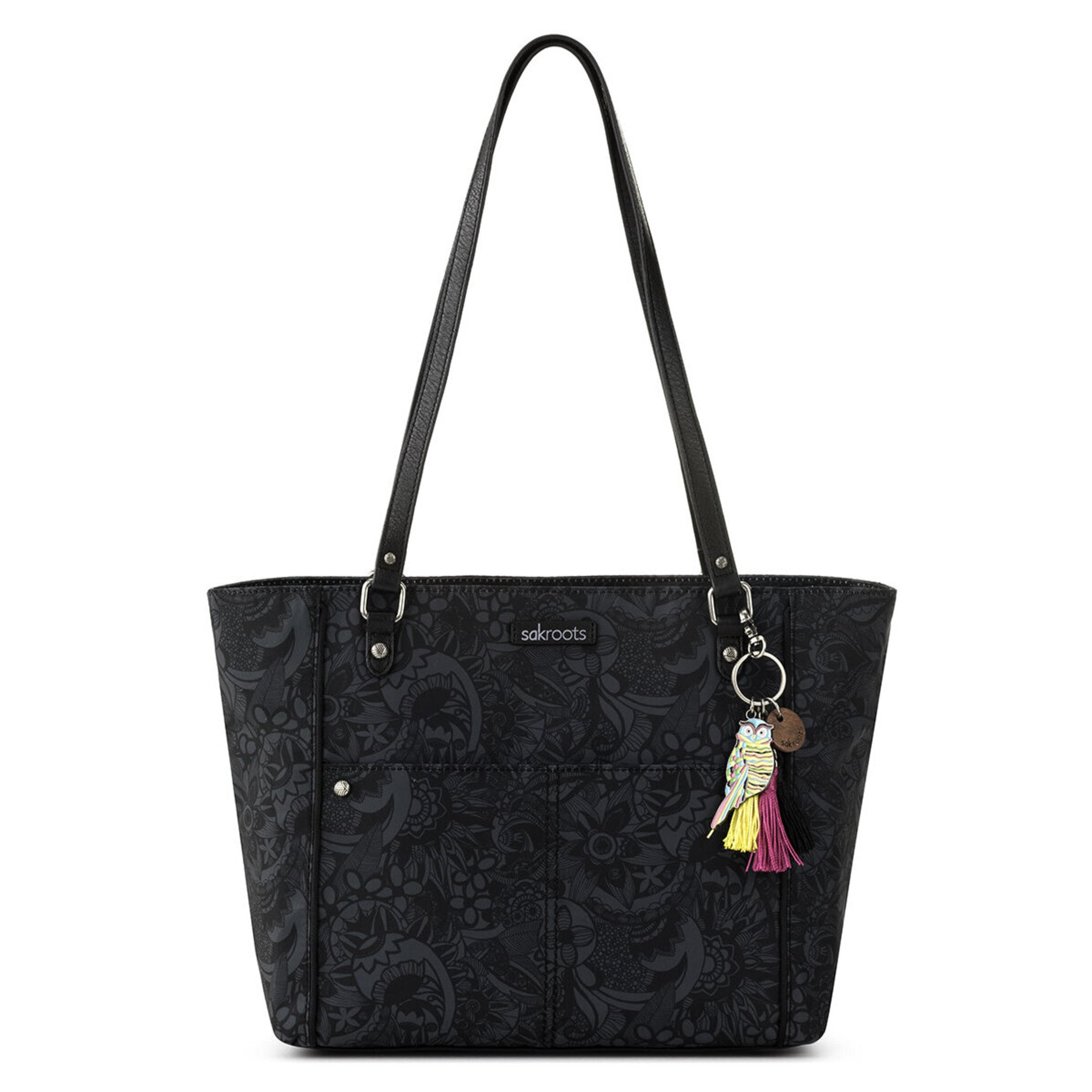 Sakroots Metro Tote - EcoTwill - Black Spirit Desert