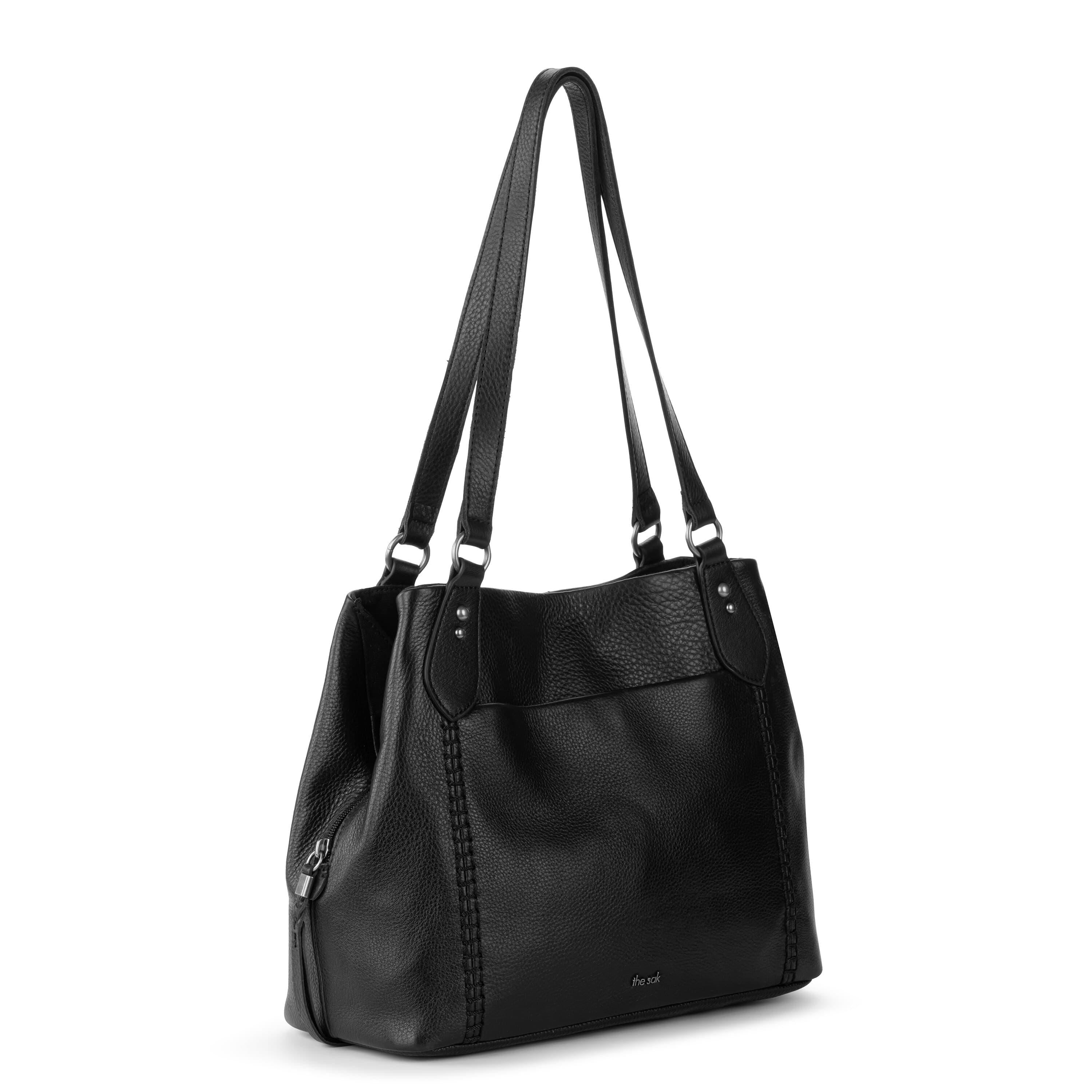 The Sak Melrose Satchel - Leather - Black