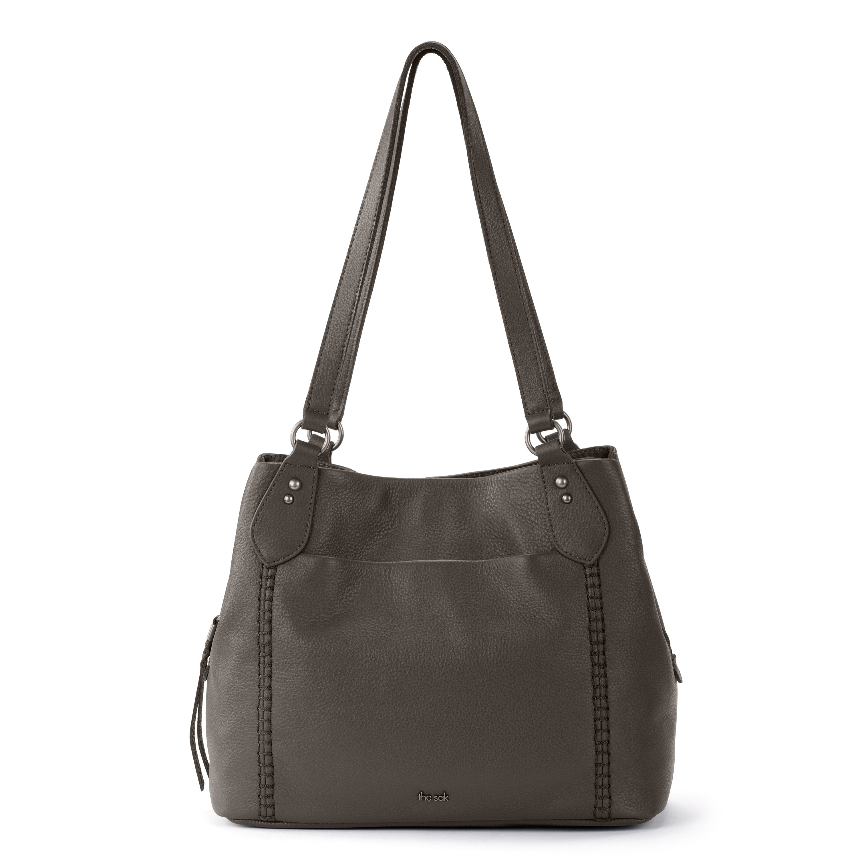 The Sak 100% Leather Solid Black Leather Shoulder Bag One Size - 65% off |  ThredUp