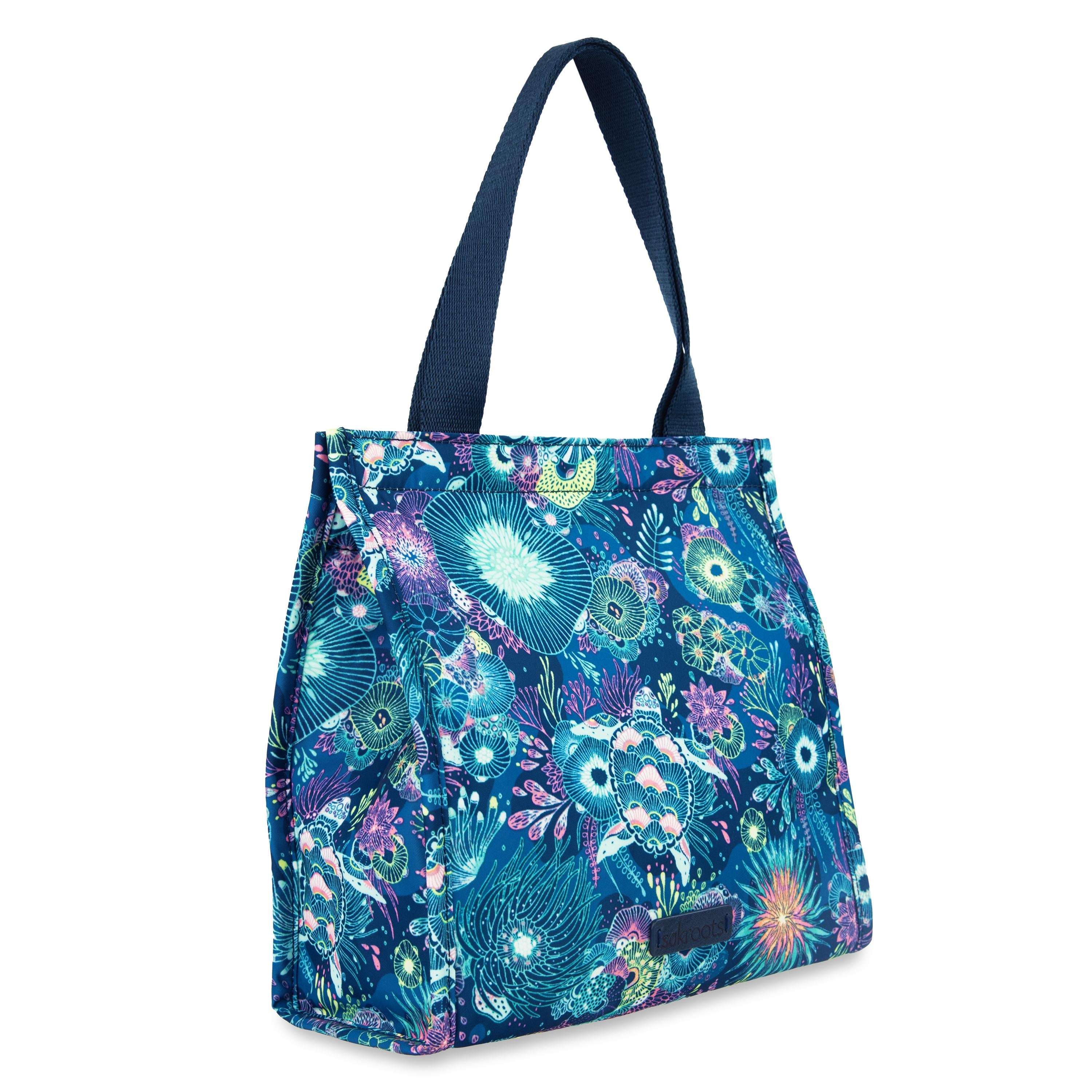 Sakroots On The Go Lunch Bag - EcoTwill - Royal Blue Seascape