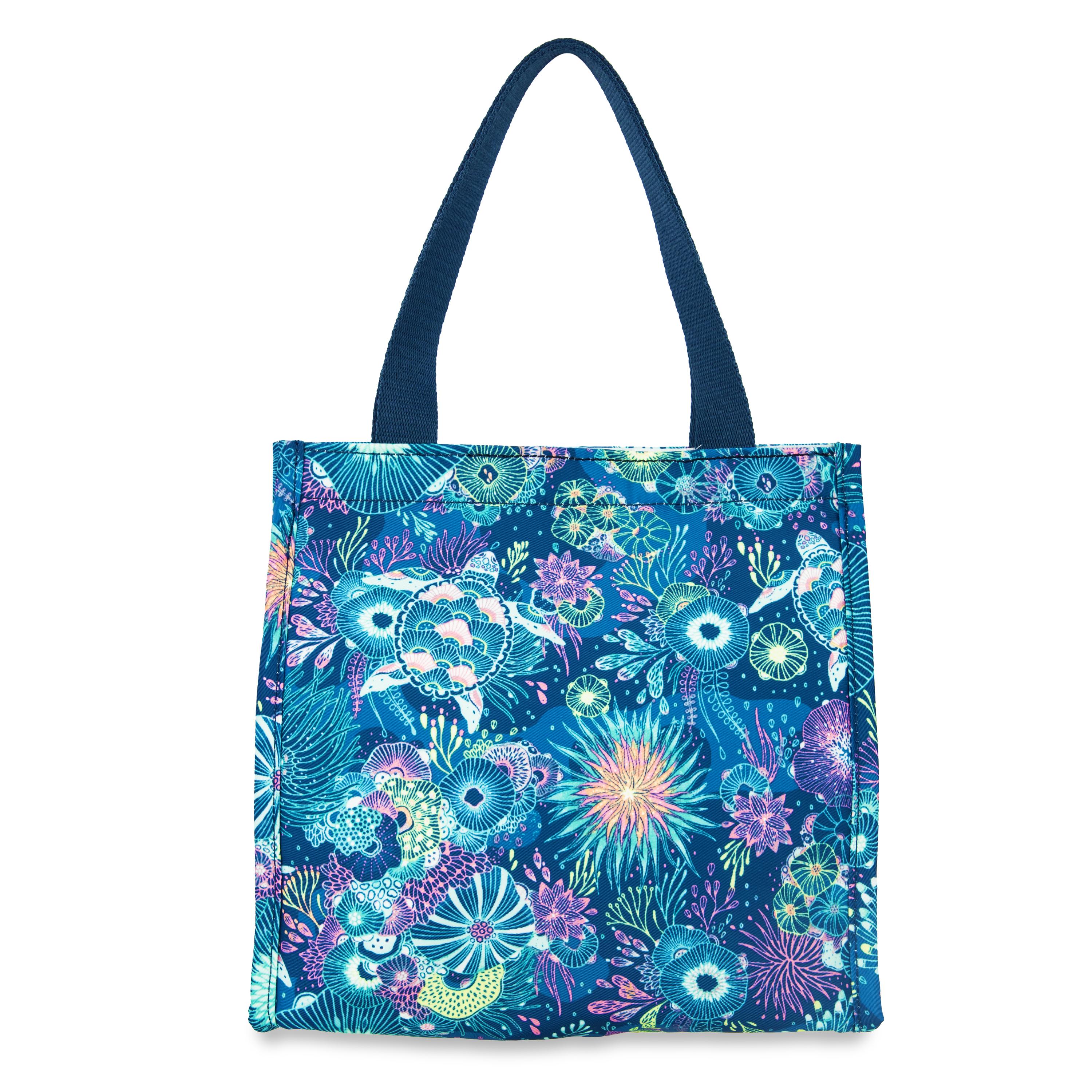 Sakroots On The Go Lunch Bag - EcoTwill - Royal Blue Seascape
