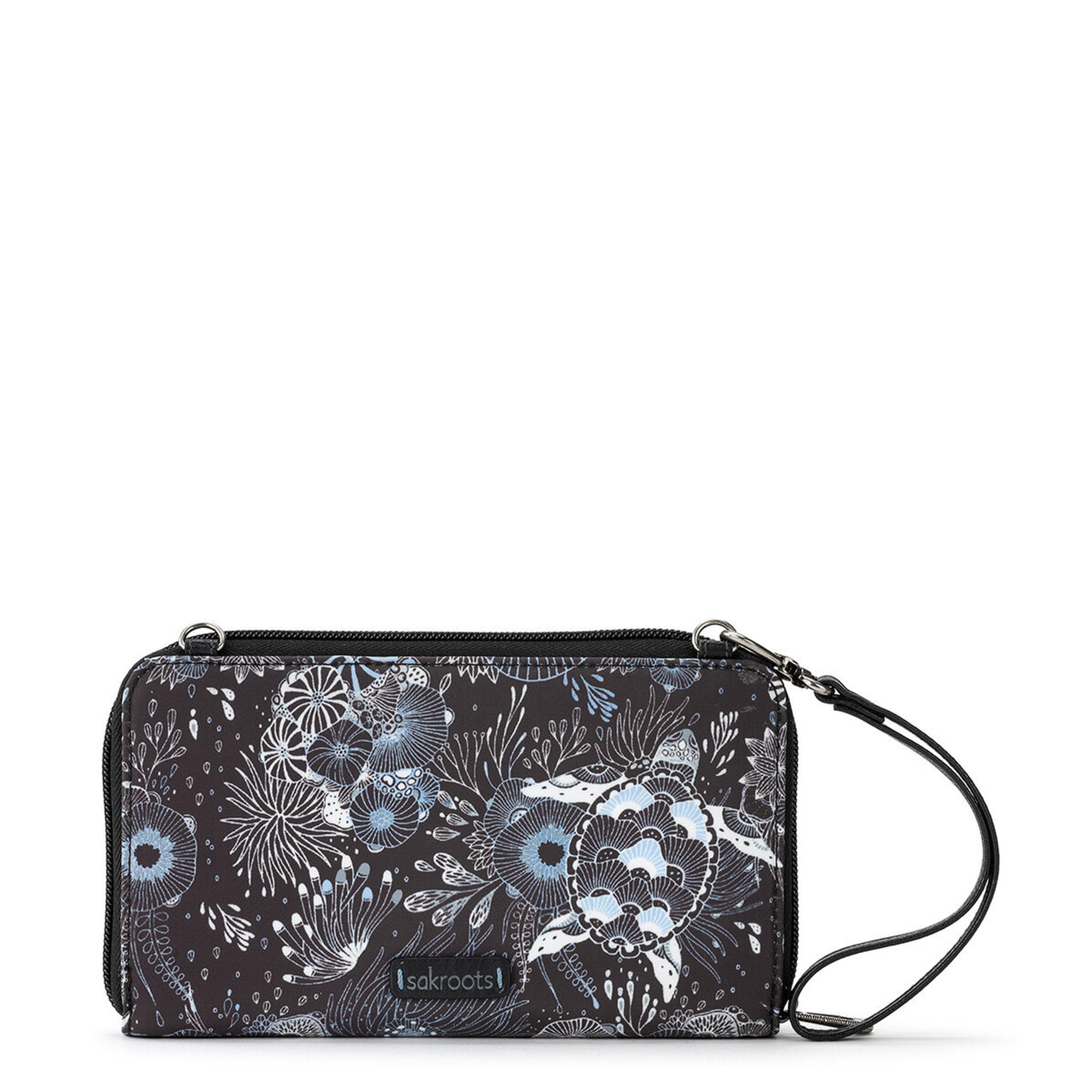 The Sak Iris Large Smartphone Crossbody - |Eco Twill - Midnight Seascape|