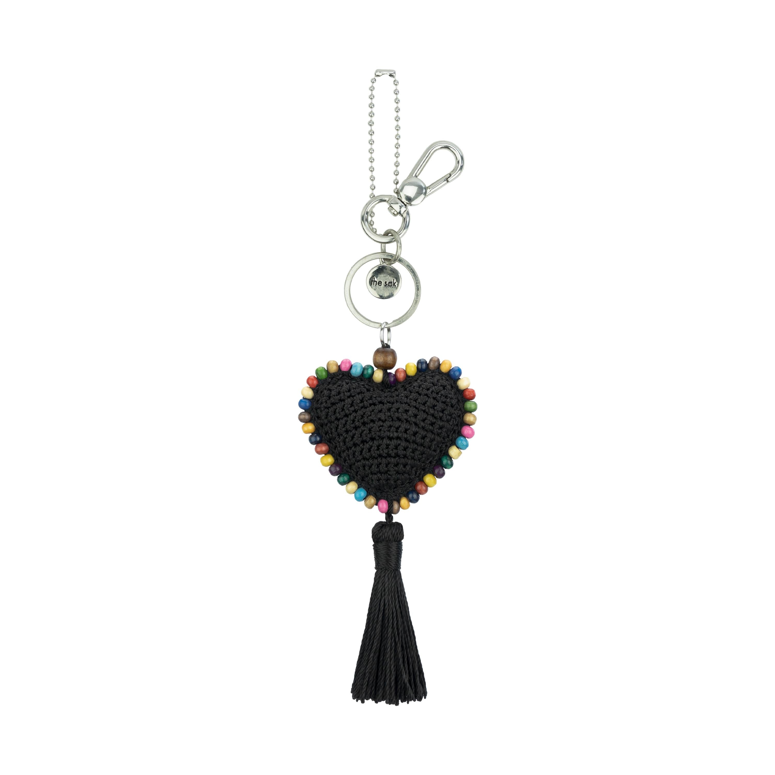 Yarnicharmz Dangle in Black Heart Crochet – The Sak