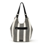 Sakroots Roma Shopper - Straw - Black and White Soulful Desert Woven