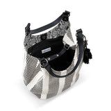 Sakroots Roma Shopper - Straw - Black and White Soulful Desert Woven