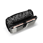Sakroots Smartphone Wallet - Straw - Black and White Soulful Desert Woven