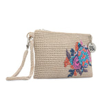 The Sak Vita Wristlet - Hand Crochet - Ecru Seascape