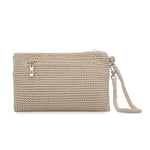 The Sak Vita Wristlet - Hand Crochet - Ecru Seascape