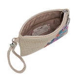 The Sak Vita Wristlet - Hand Crochet - Ecru Seascape