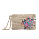 The Sak Vita Wristlet - Hand Crochet - Ecru Seascape