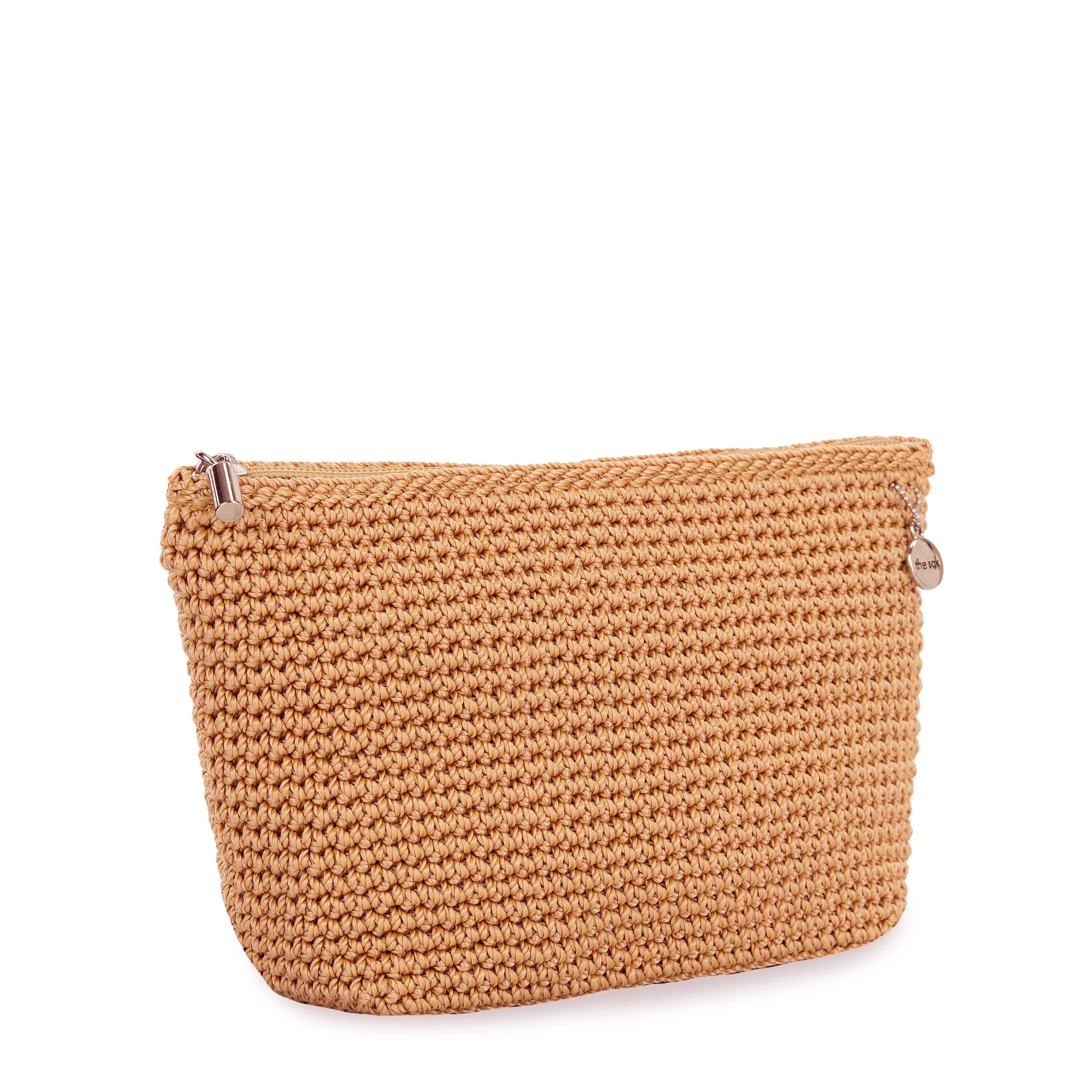 The Sak Essential Pouch - Hand Crochet - Bamboo