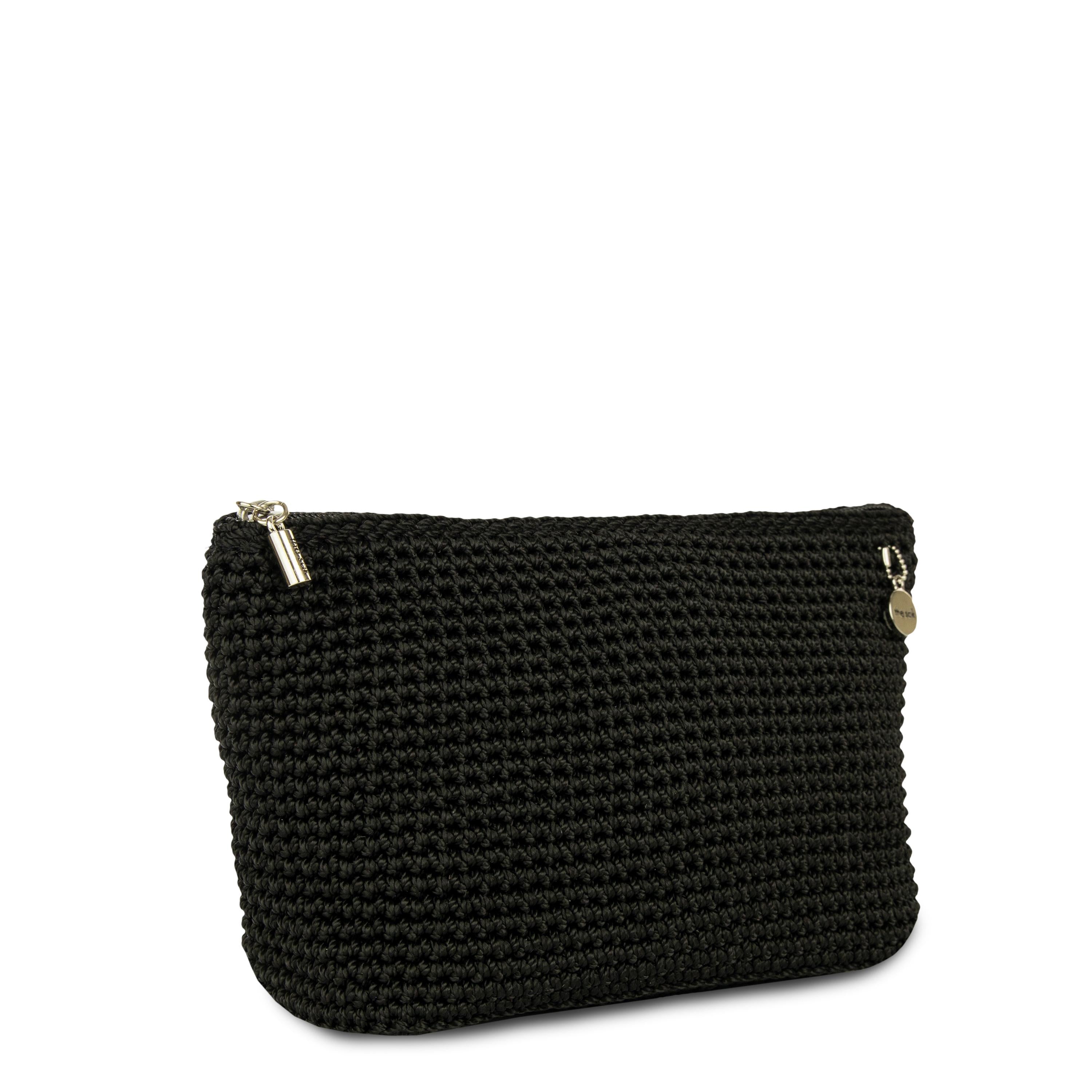 The Sak Essential Pouch - Hand Crochet - Black