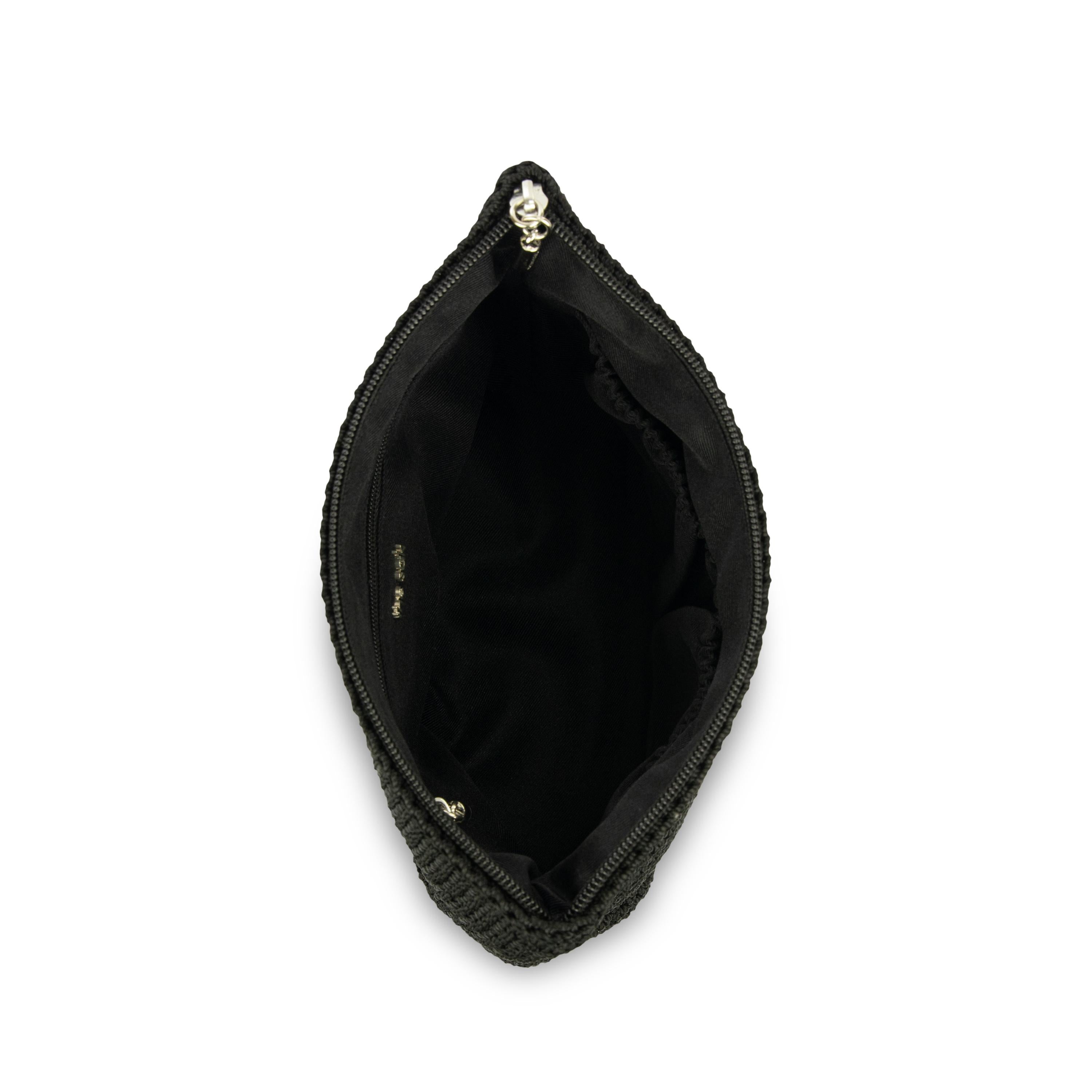 The Sak Essential Pouch - Hand Crochet - Black