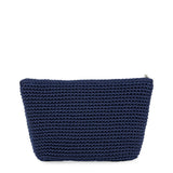 The Sak Essential Pouch - Hand Crochet - Denim