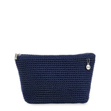 The Sak Essential Pouch - Hand Crochet - Denim