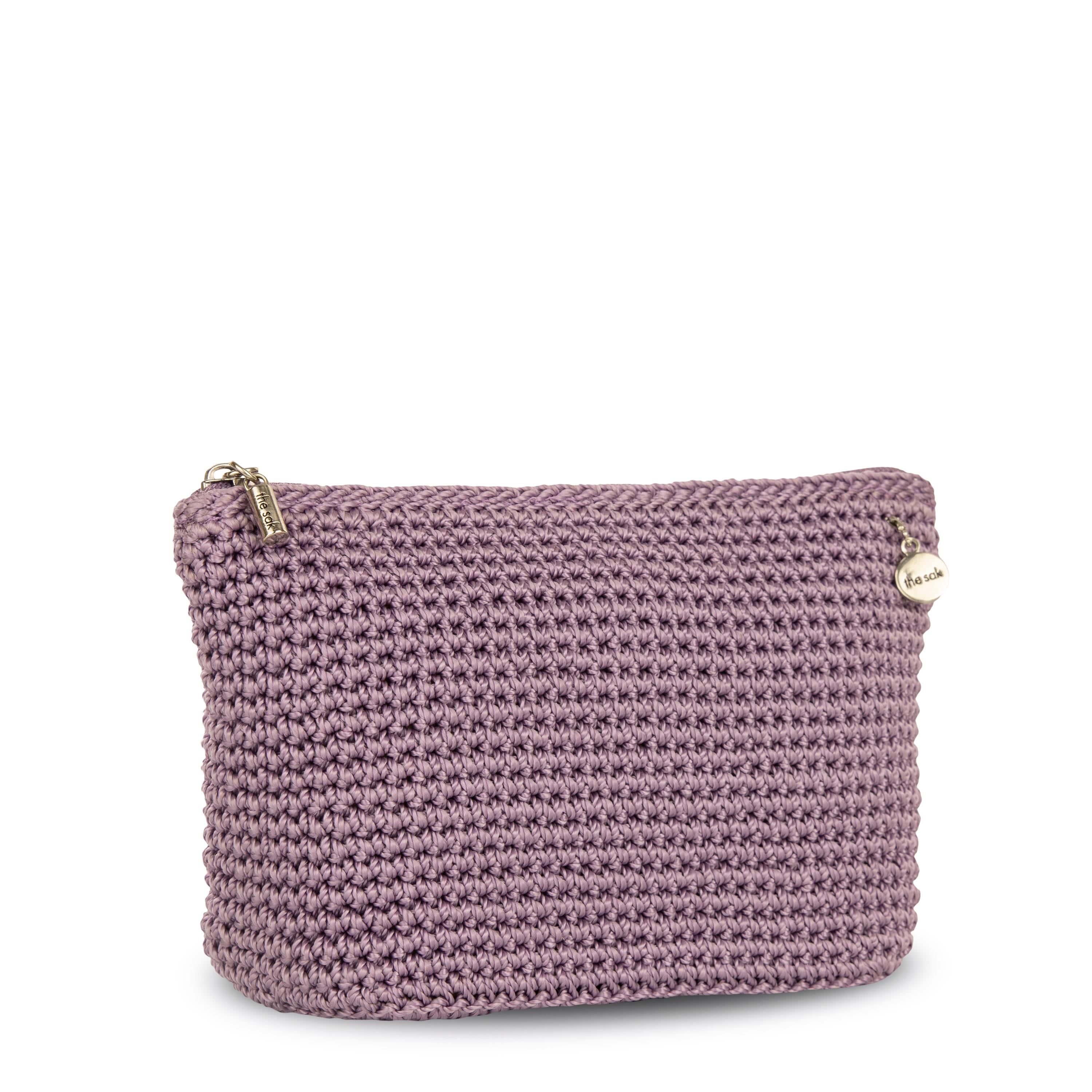 The Sak Essential Pouch - Hand Crochet - Heather