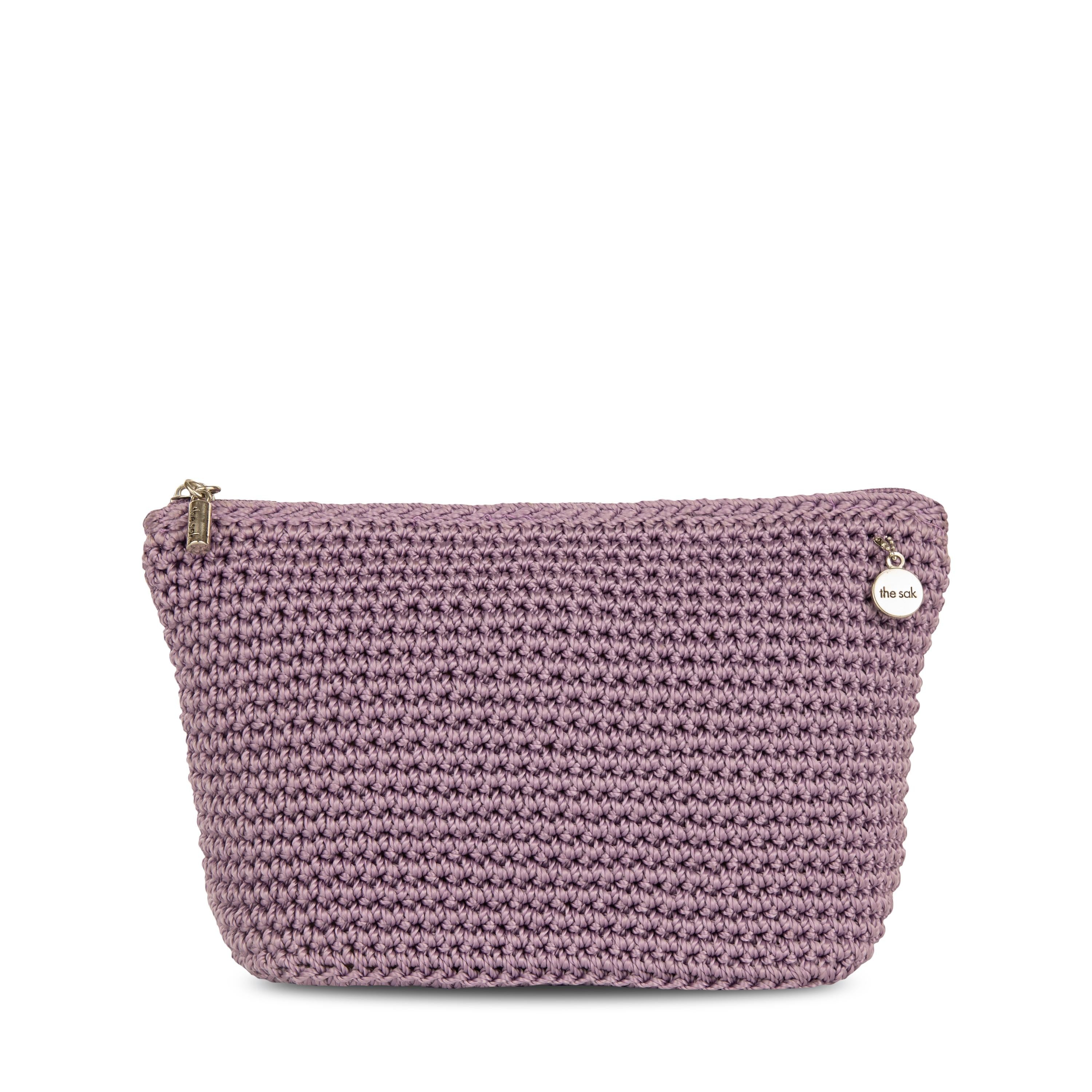 The Sak Essential Pouch - Hand Crochet - Heather