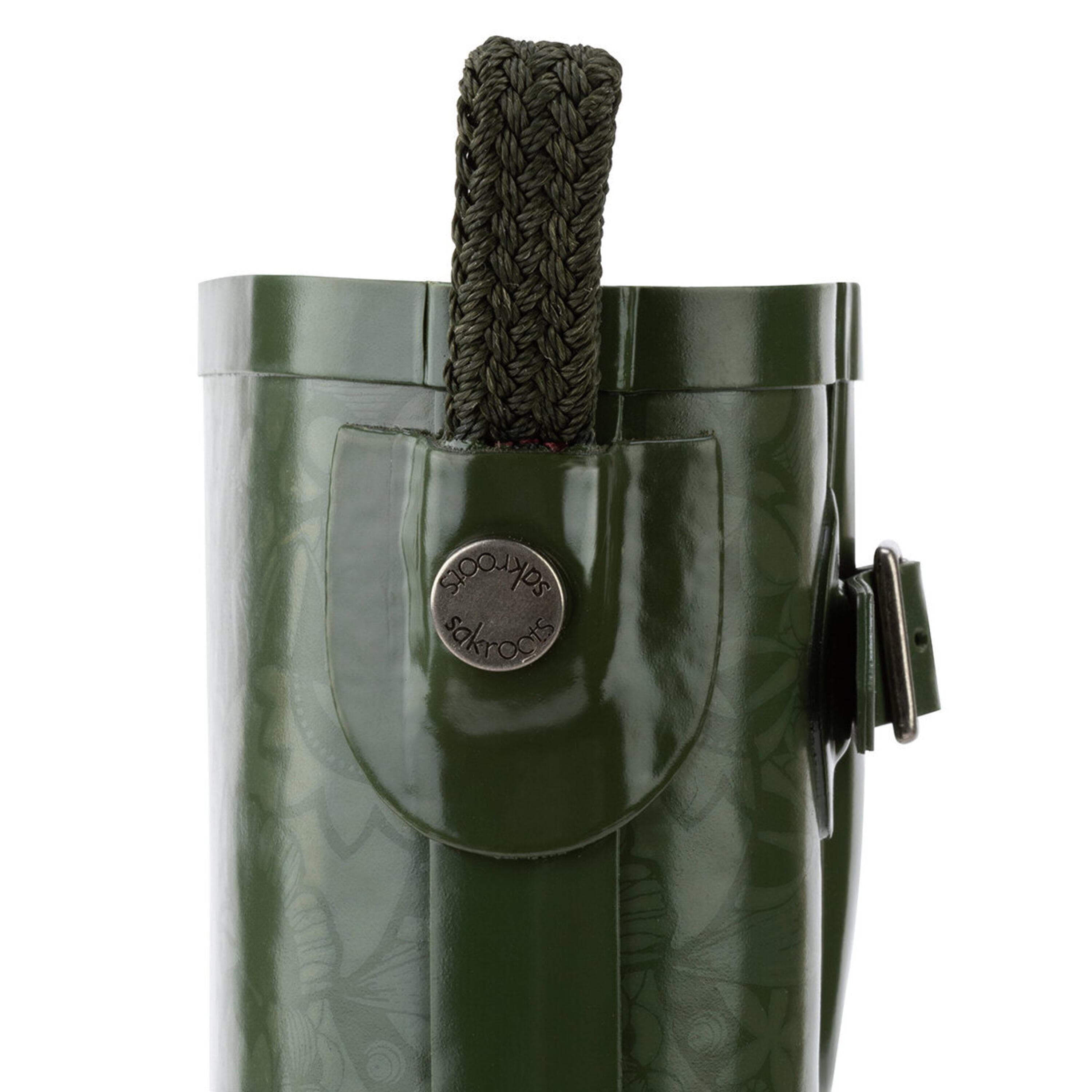 Sakroots Rhythm Rainboot - Rubber - Olive Spirit Desert