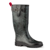 Sakroots Rhythm Rainboot - Rubber - Black Spirit Desert