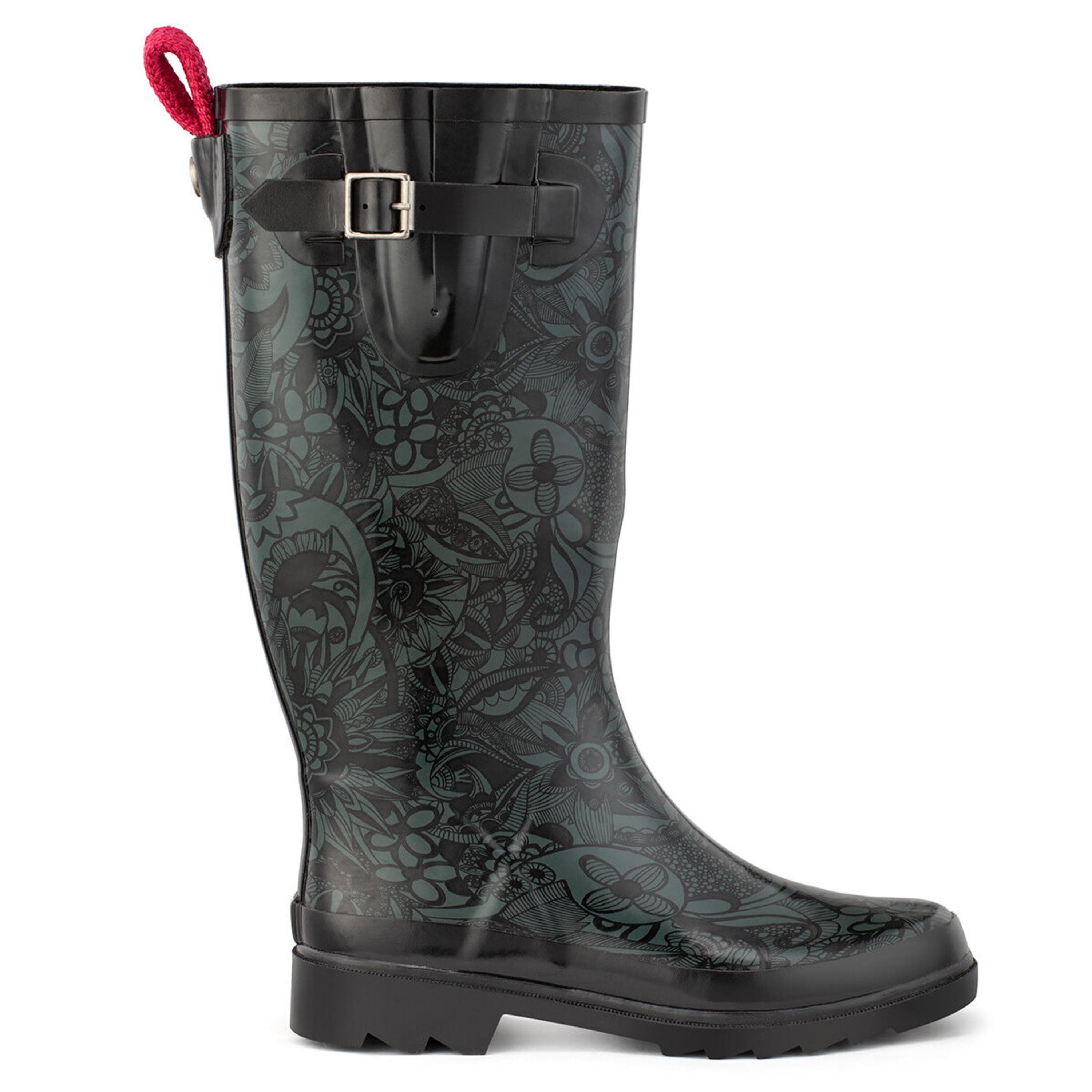 Sakroots Rhythm Rainboot - Rubber - Black Spirit Desert