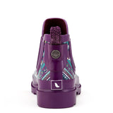 Sakroots Rhyme Rainboot - Rubber - Violet Tapestry World