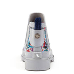 Sakroots Rhyme Rainboot - Rubber - Crimson Enchanted Forest