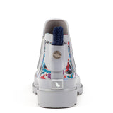 Sakroots Rhyme Rainboot - Rubber - Crimson Enchanted Forest