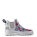 Sakroots Rhyme Rainboot - Rubber - Crimson Enchanted Forest