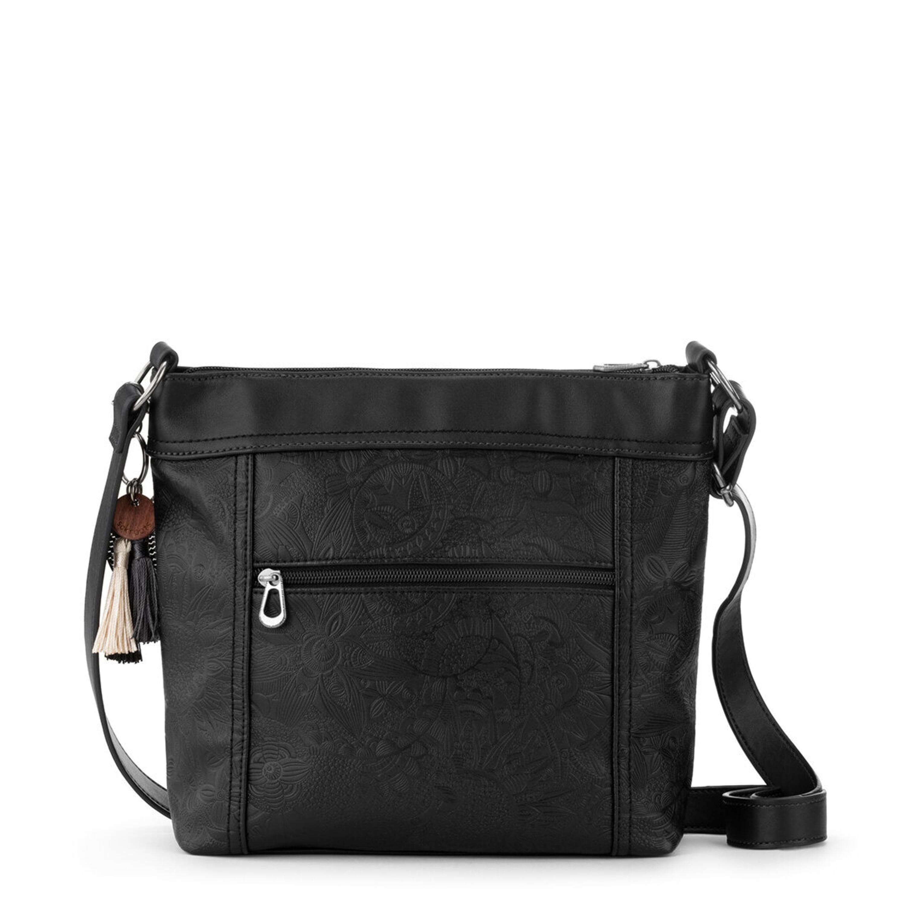 Sakroots Arcadia Crossbody - Vegan Leather - Black