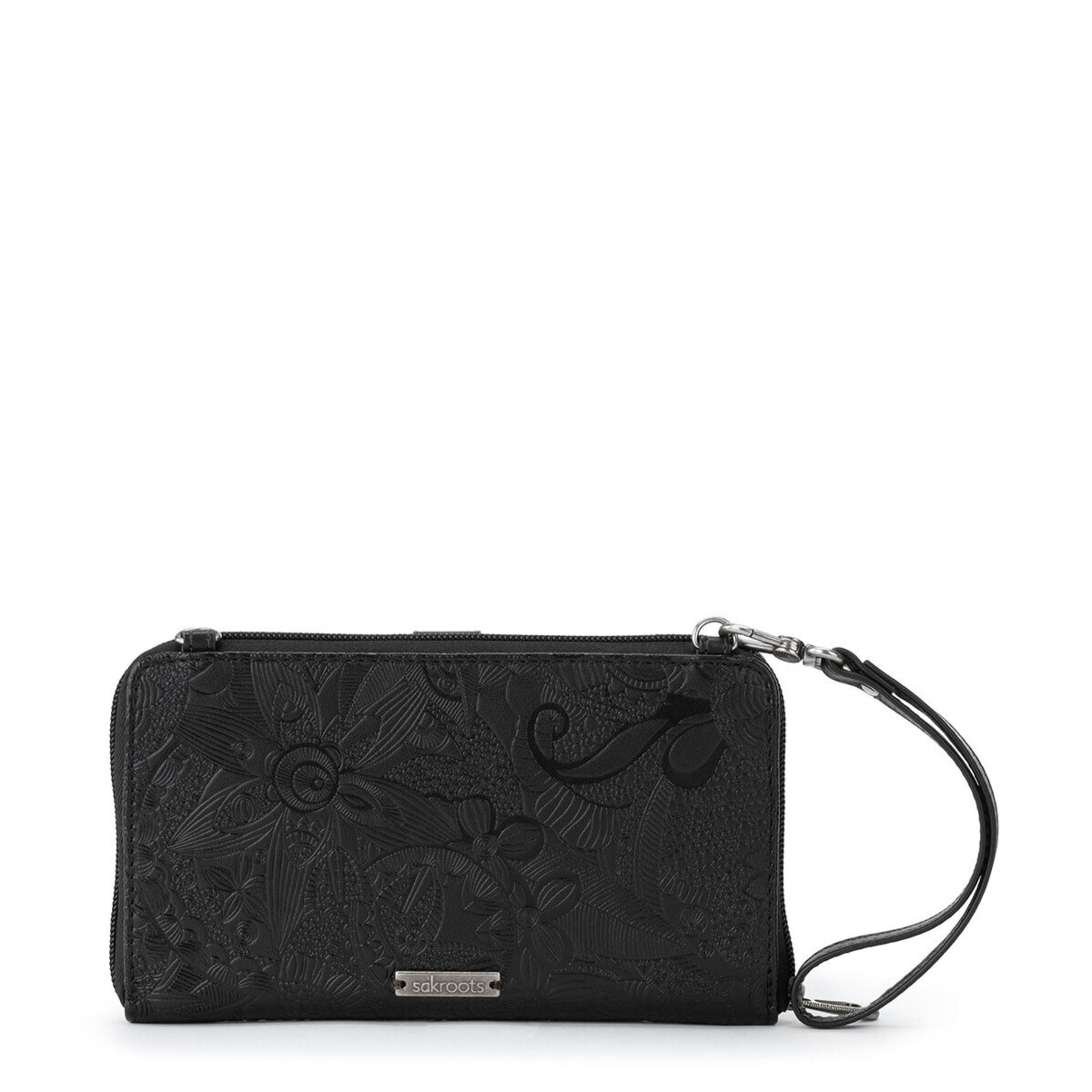 Arcadia Smartphone Wallet - Vegan Leather - Black – The Sak