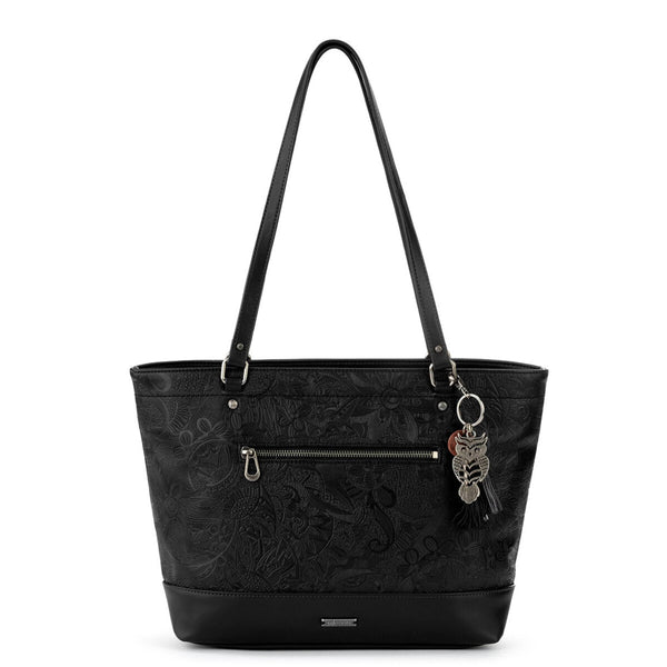 Arcadia Metro Tote Bag in Black Vegan Leather – The Sak