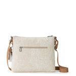 Sakroots Basic Crossbody - Canvas - White Flower Blossom