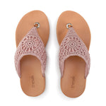 The Sak Shana Sandal - Hand Crochet - Seashell Medallion