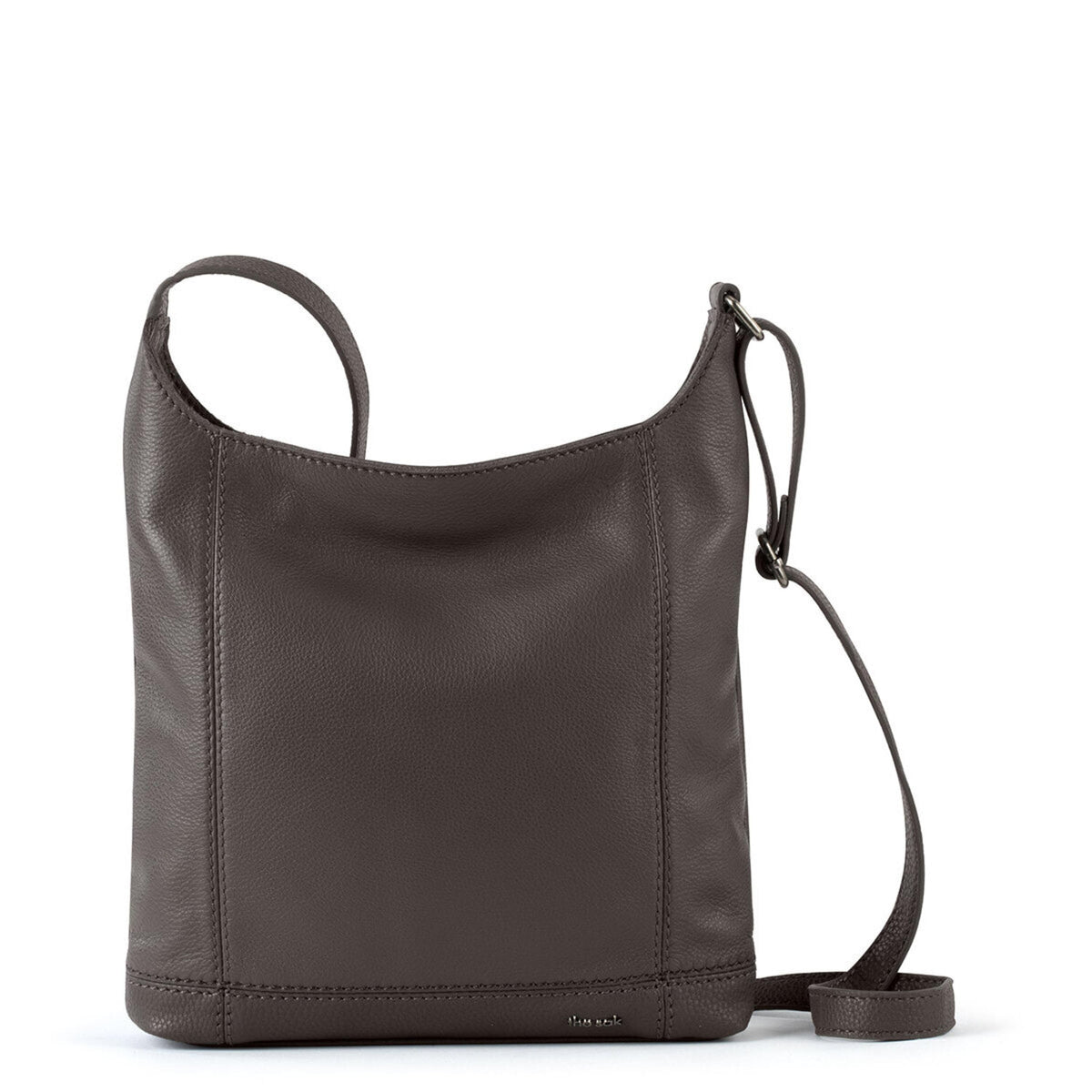 De Young Crossbody Bag in Slate Leather