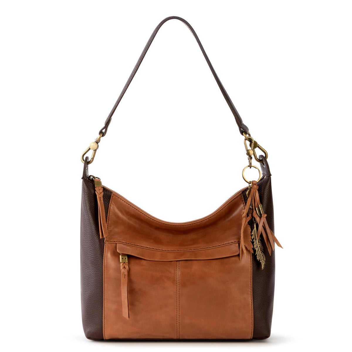 Alameda Hobo Bag in Tobacco Snake Multi Leather