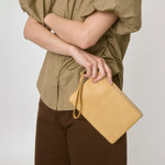 The Sak Vita Wristlet - Leather - Buttercup