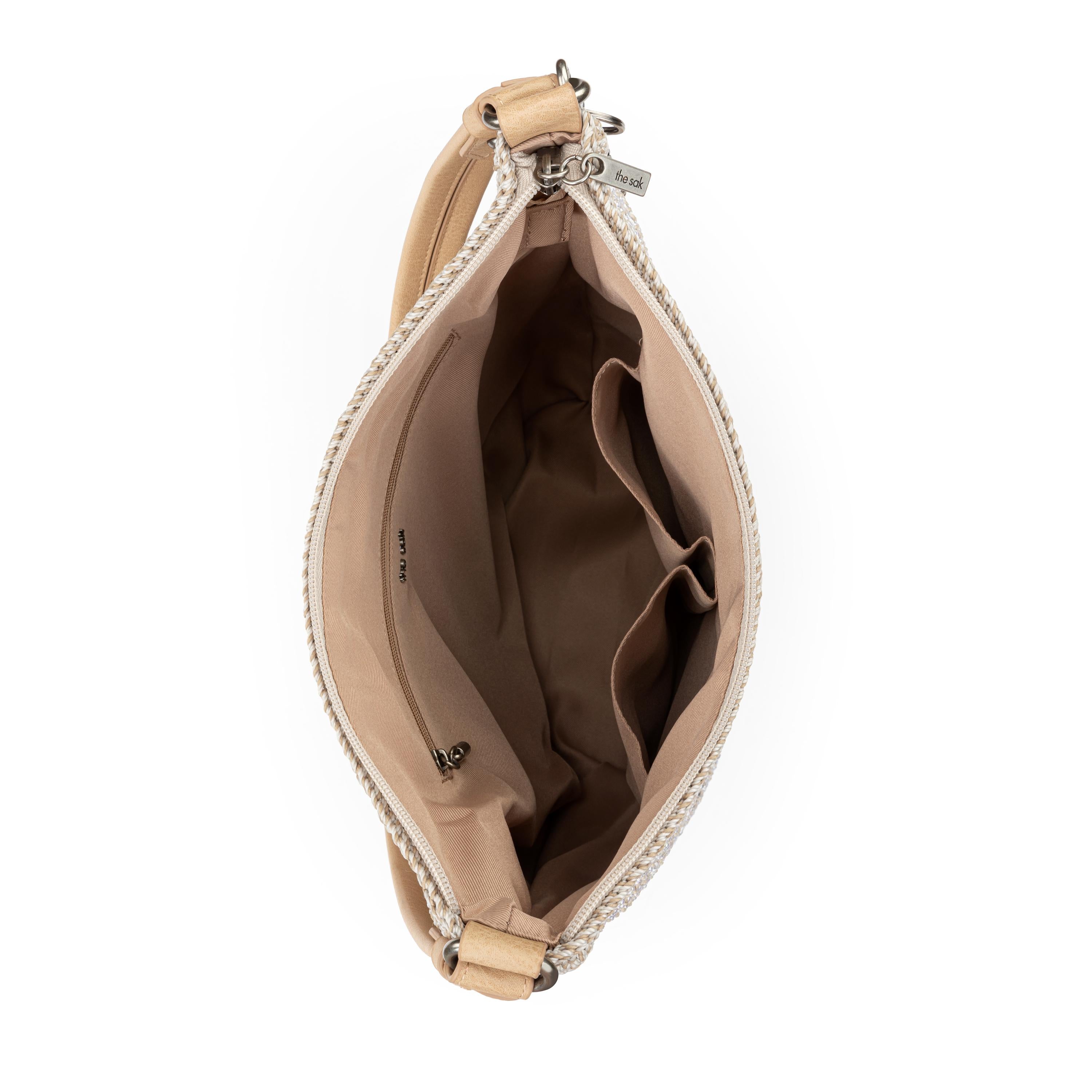 The Sak Sequoia Hobo - Hand Crochet - Sand Stripe