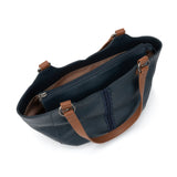 The Sak Bolinas Satchel - Leather - Indigo