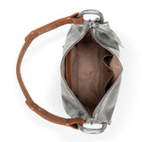 The Sak Los Feliz Hobo - Leather - Dark Silver
