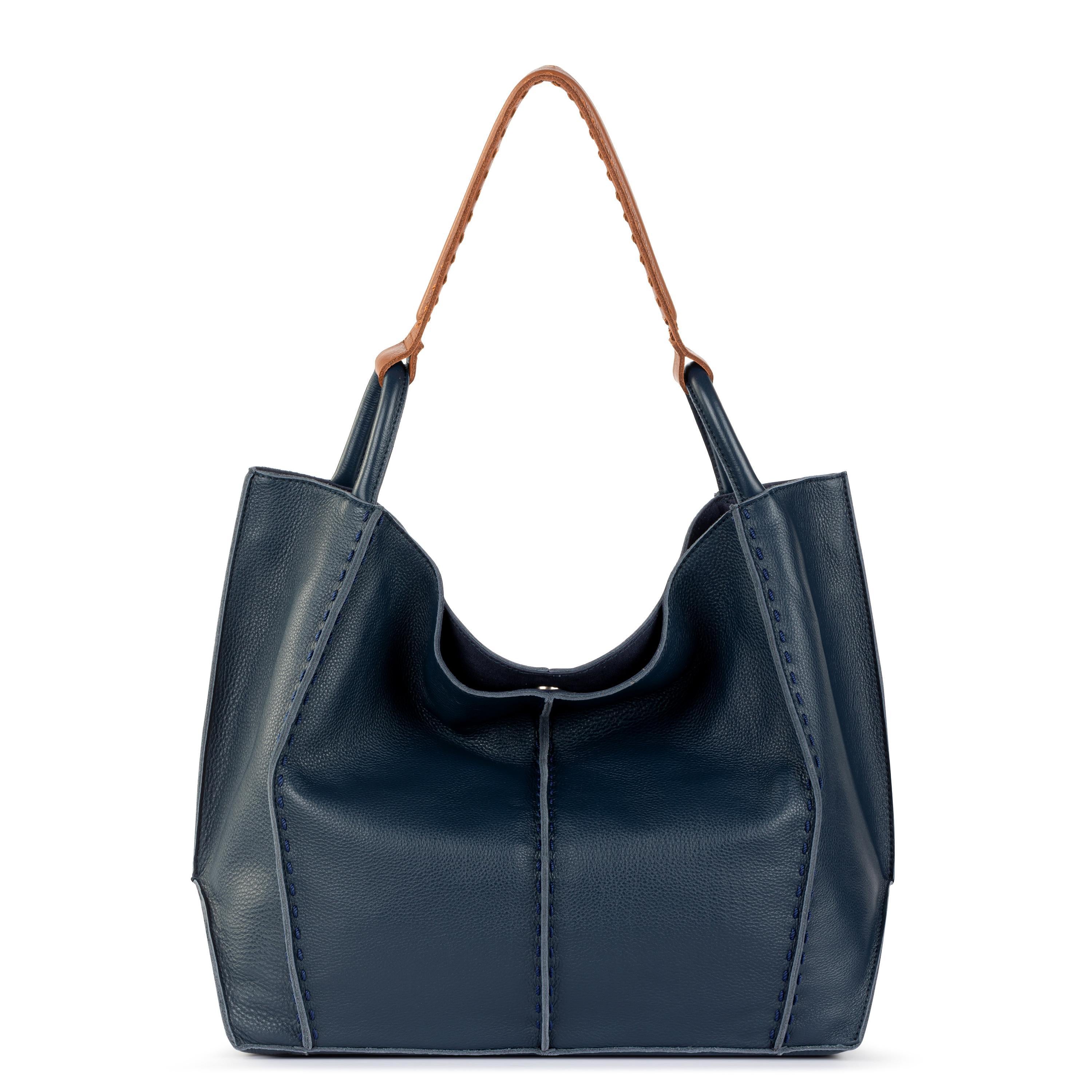 The Sak Los Feliz Large Tote - Leather - Indigo