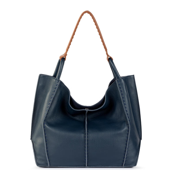 The Sak Los Feliz Large Tote - Leather - Indigo