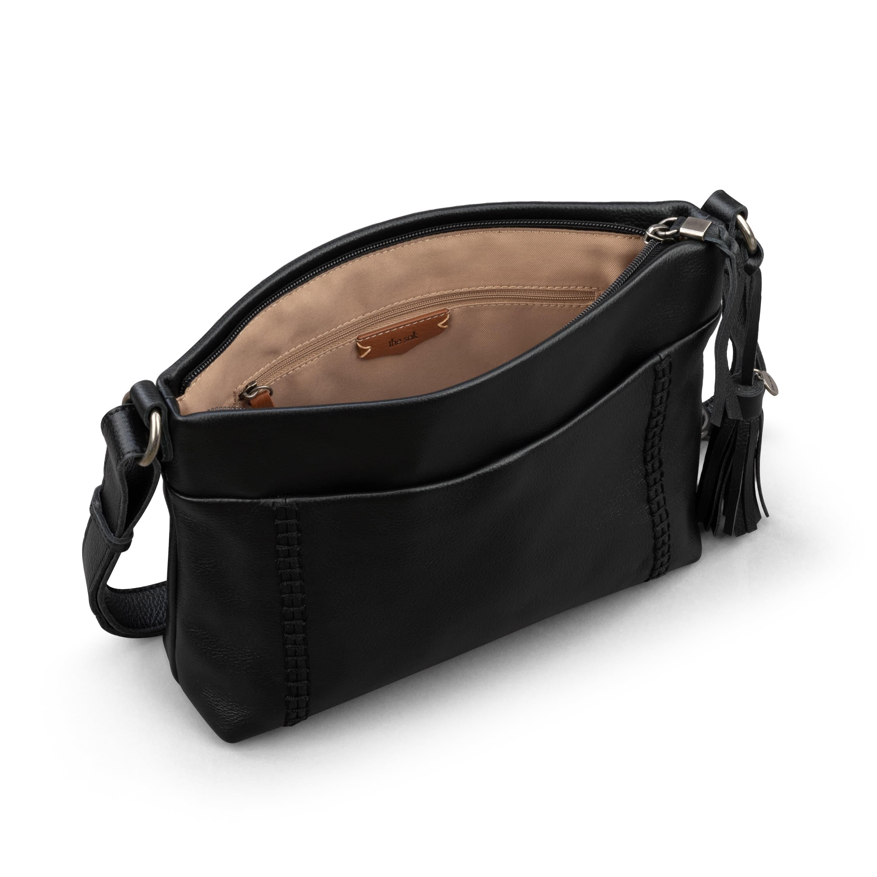 The Sak Melrose Crossbody - Leather - Black