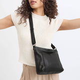 The Sak Melrose Crossbody - Leather - Black