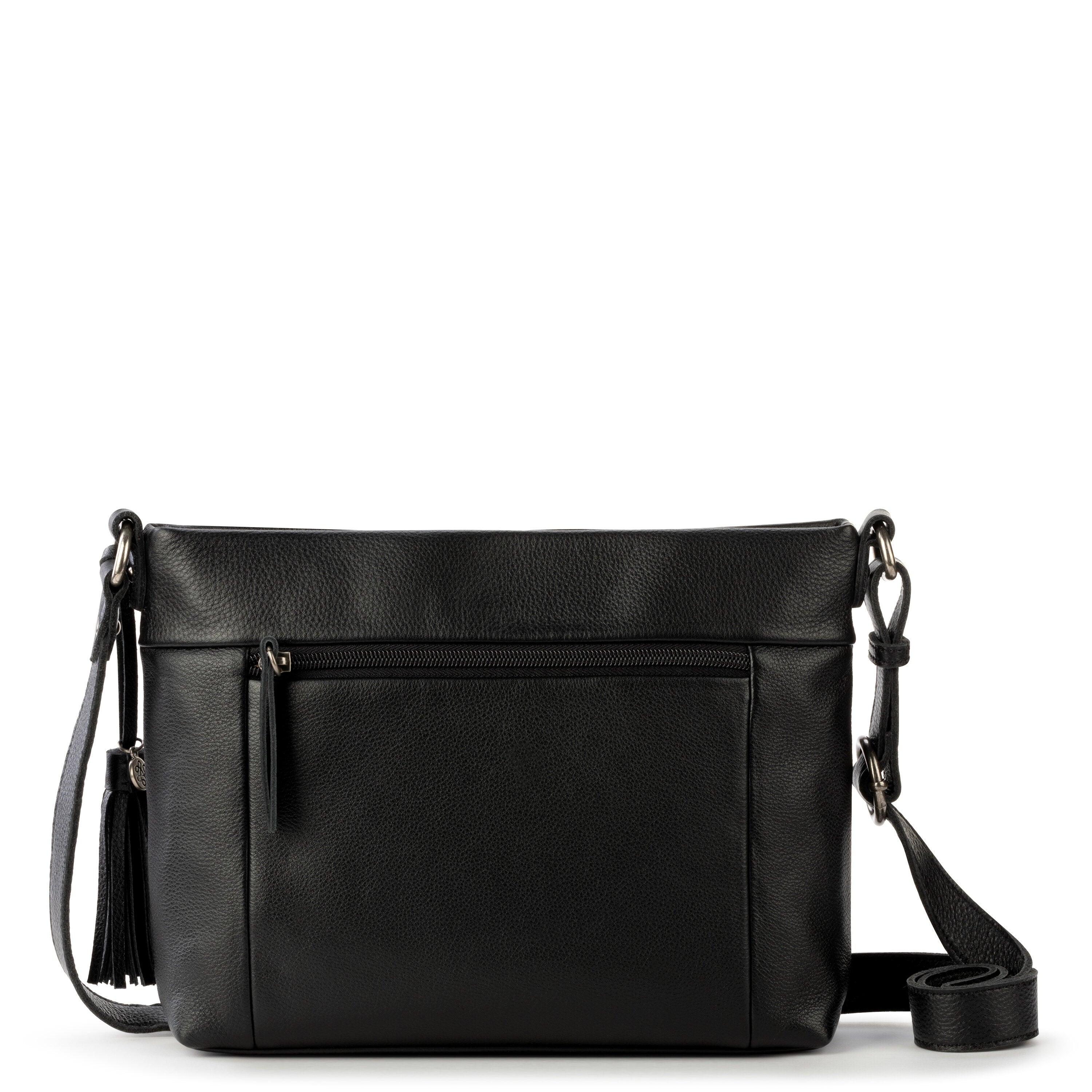 The Sak Black Large Soft Leather Satchel - Women's handbags